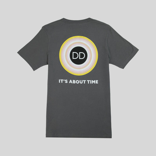 V-Neck grey tee back