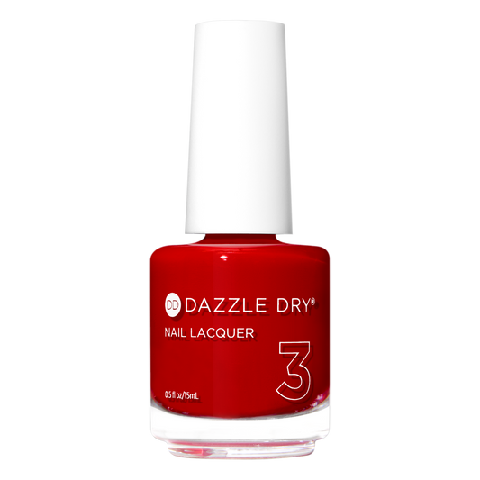 Dazzle Dry Rapid Red full-size Lacquer bottle