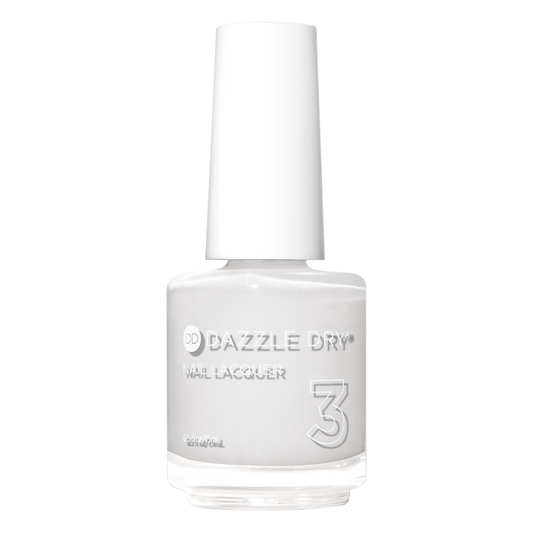 Dazzle Dry White Lightning full-size Lacquer bottle