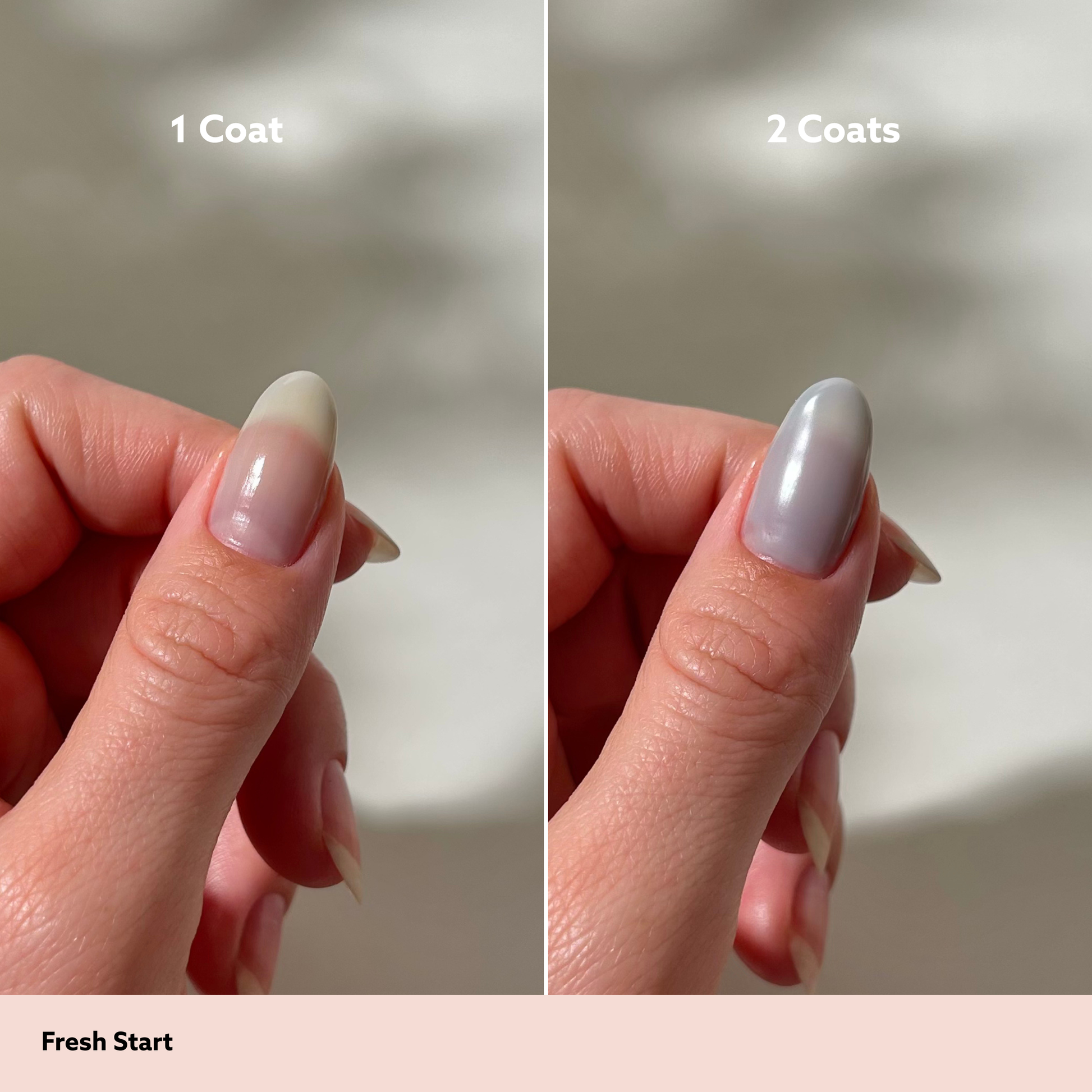 Fresh Start 1 coat vs 2 coats