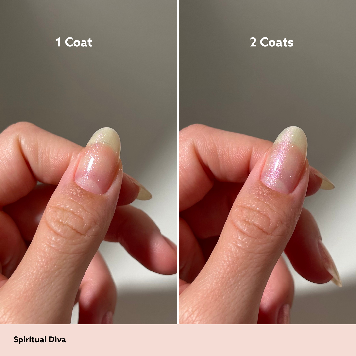 Spiritual Diva 1 coat vs 2 coats